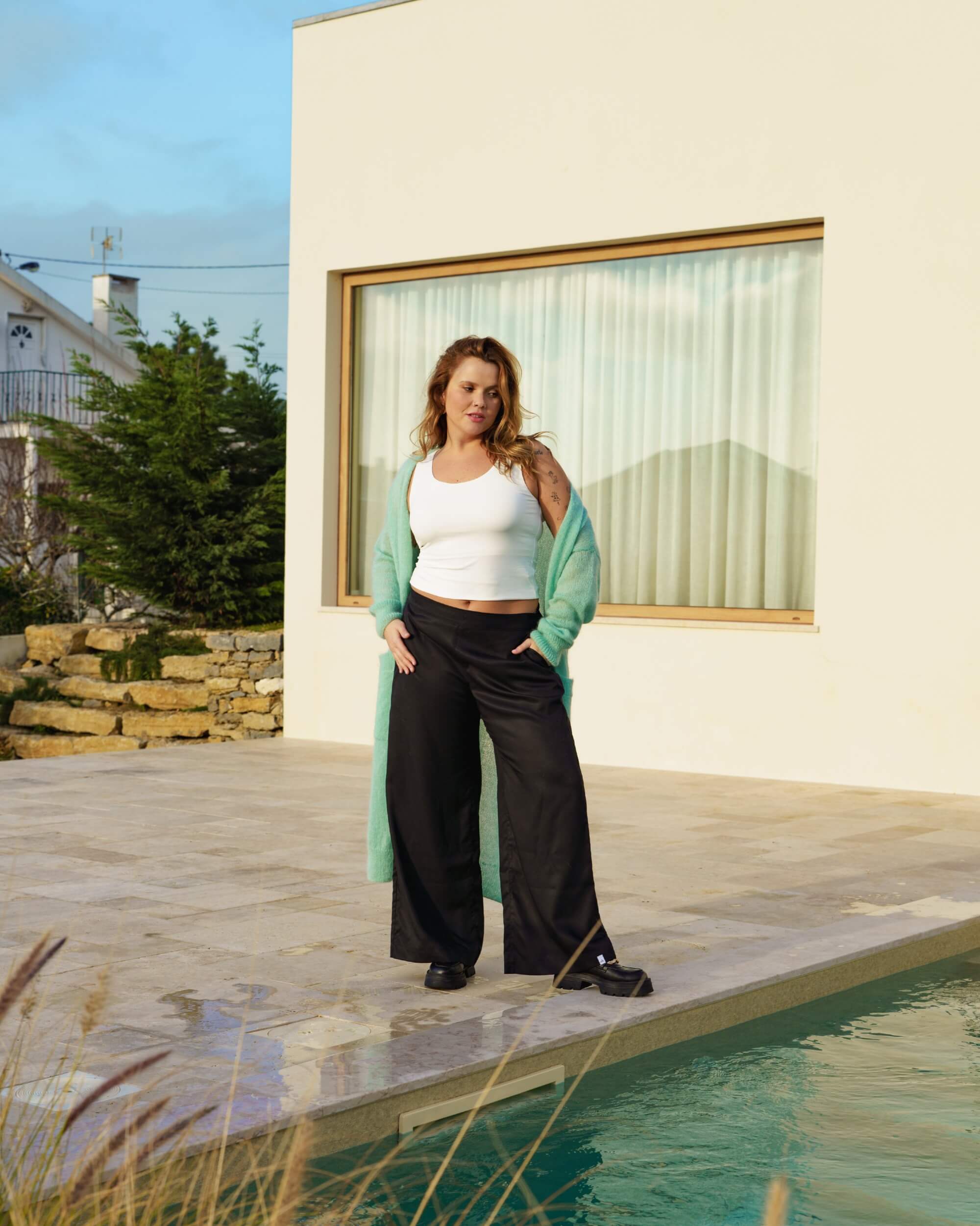 Sienna Cardigan, Smoke Green