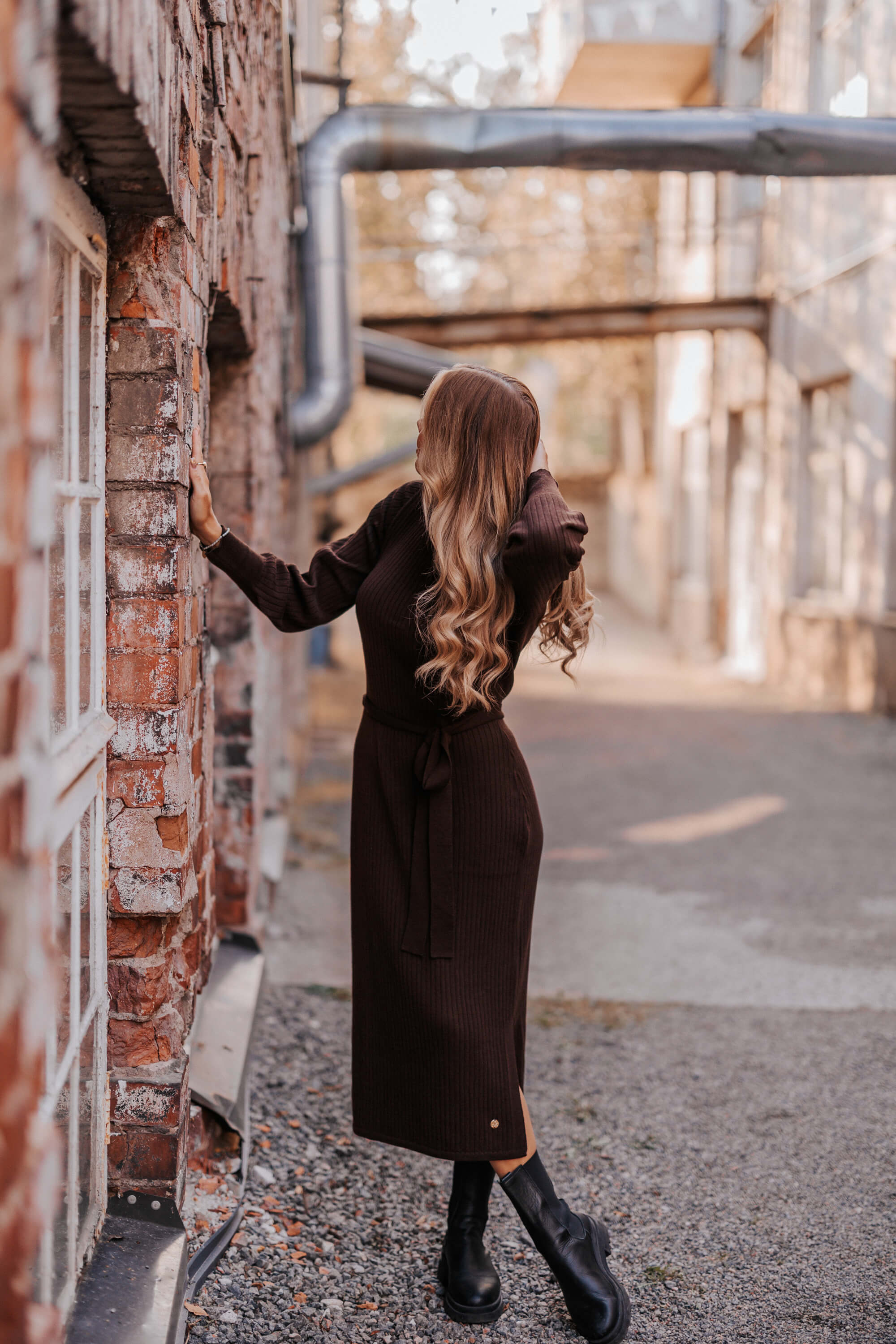 Leona Dress, Espresso