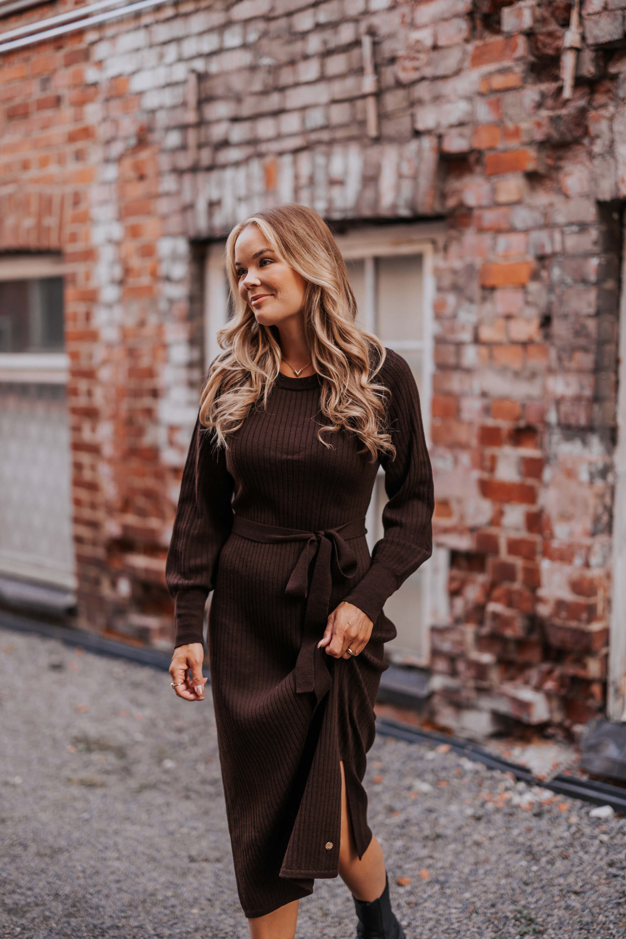 Leona Dress, Espresso