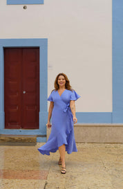 Annika Dress, Marina Blue