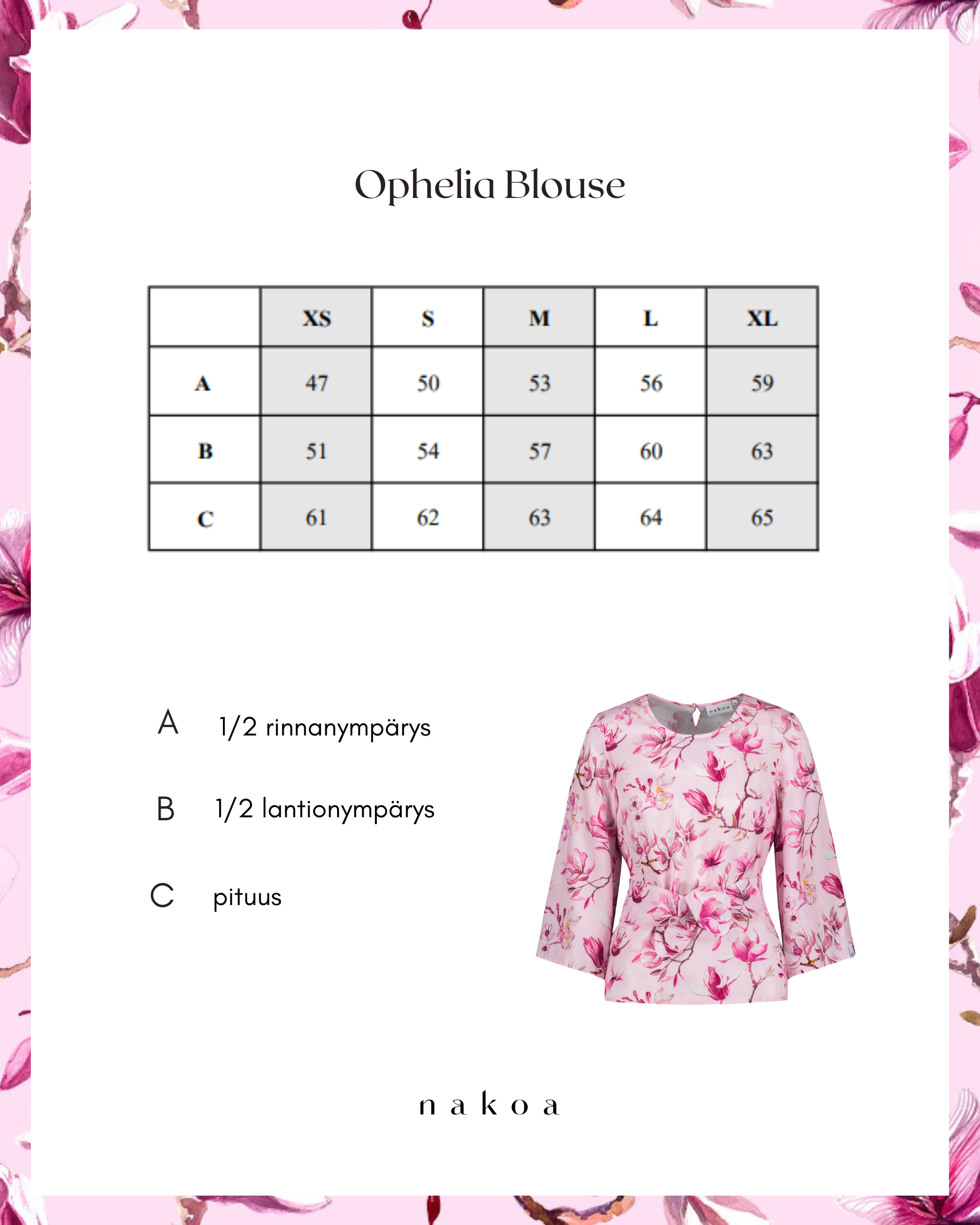 Ophelia Blouse, Ballet of Blossoms