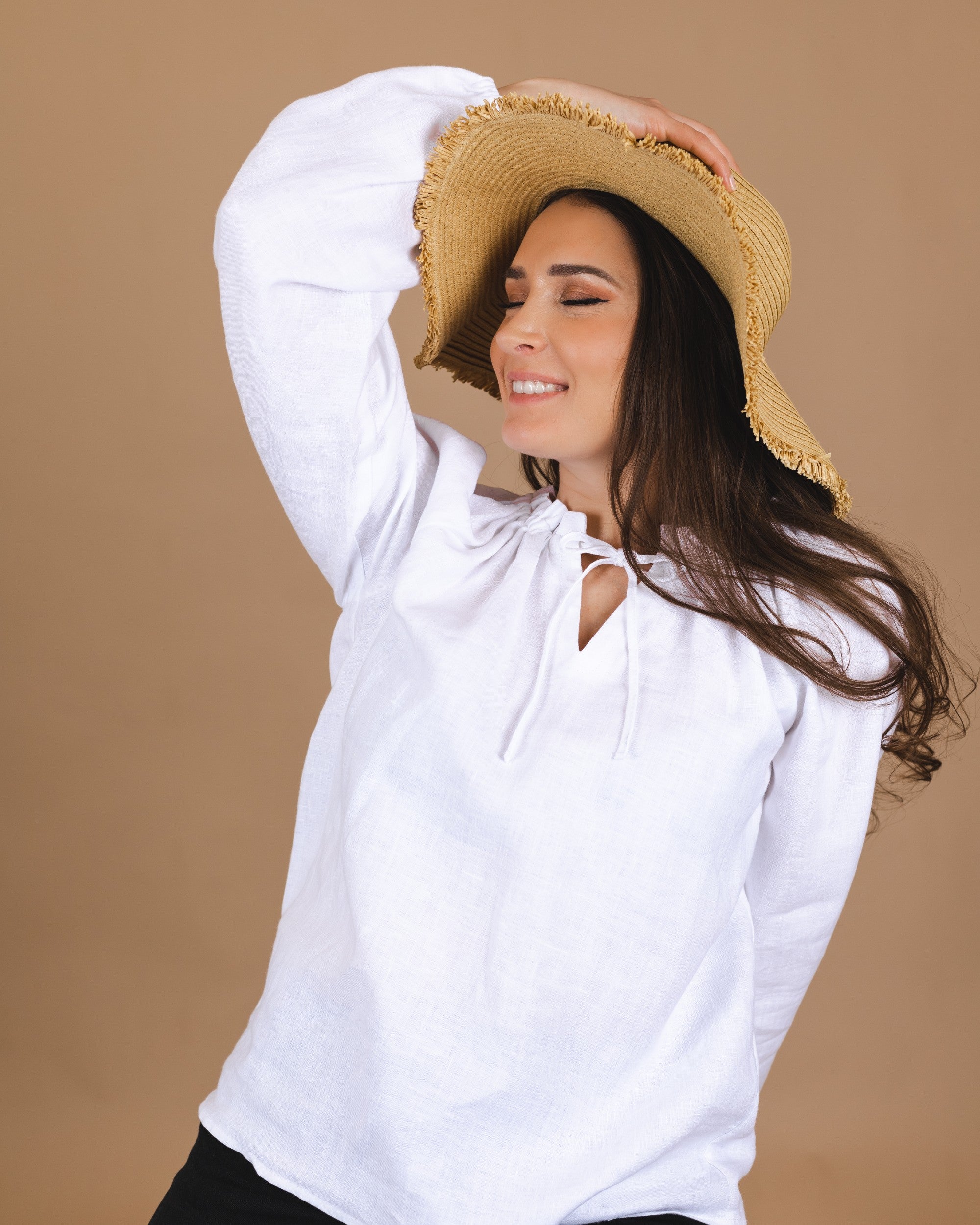 Paloma Blouse, Coconut Milk