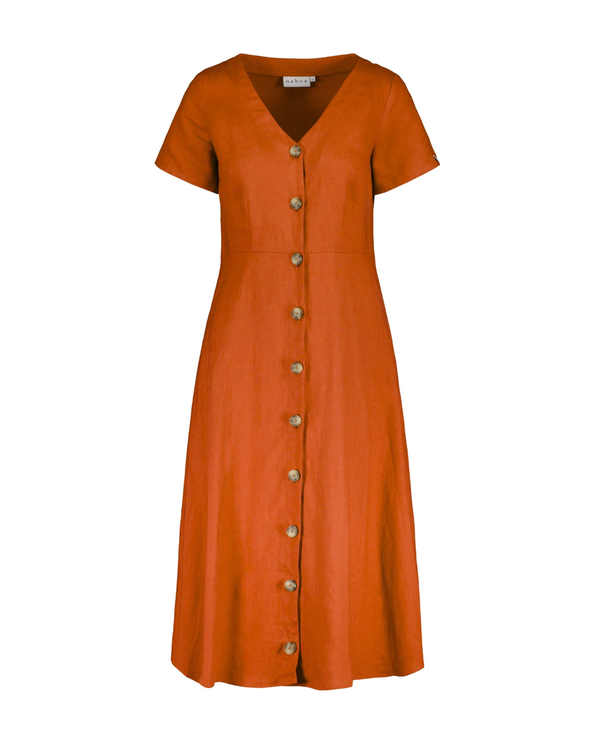 Penelope Dress, Burnt Orange