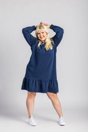 Poppy Dress, Dark Cobalt