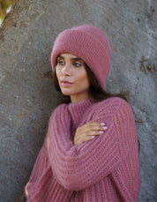 Robin Mohair Knit, Powder Pink
