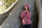 Robin Mohair Knit, Powder Pink