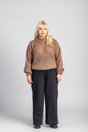 Robin Mohair Knit, Smoky Taupe