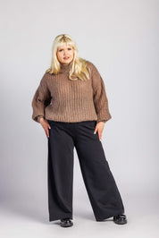 Robin Mohair Knit, Smoky Taupe