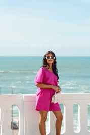 Savanna Top, Candy Pink