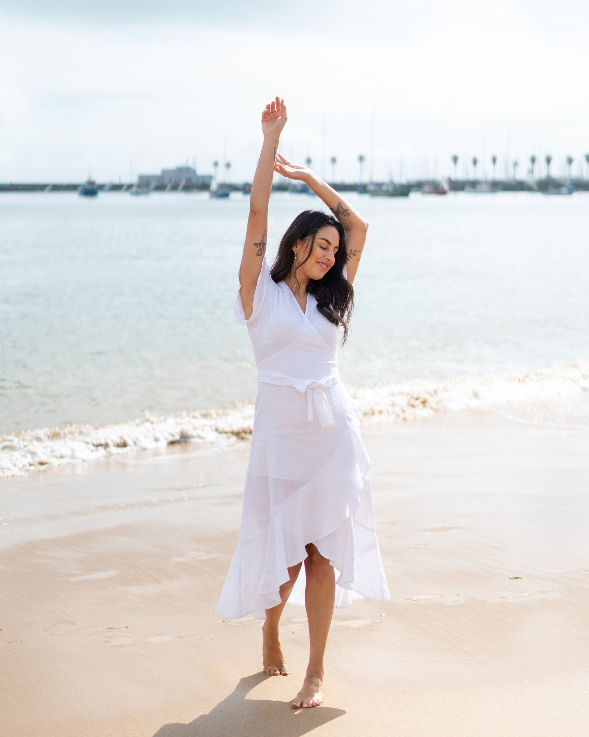 Annika Dress, Coconut Milk