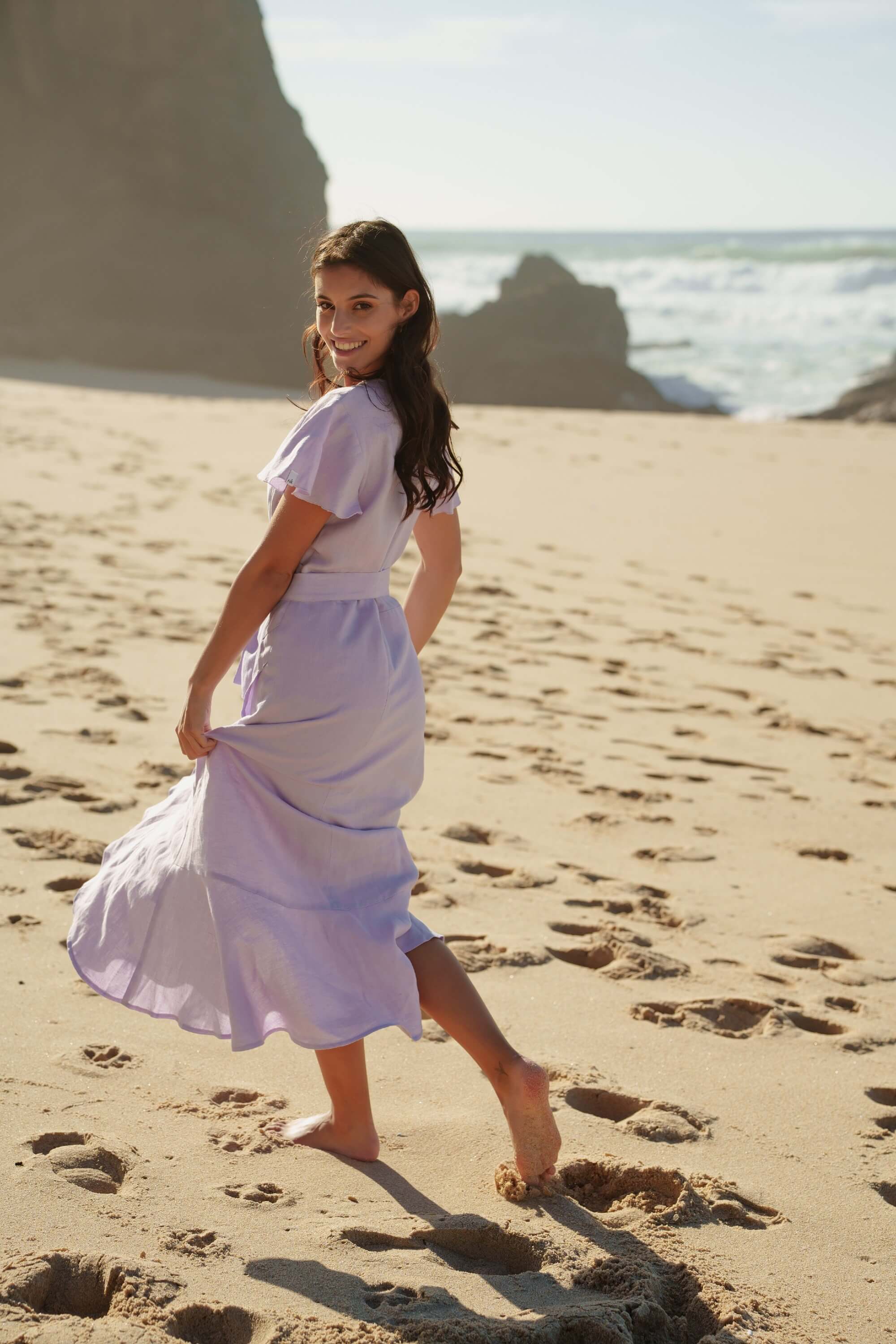 Annika Dress, Lupine