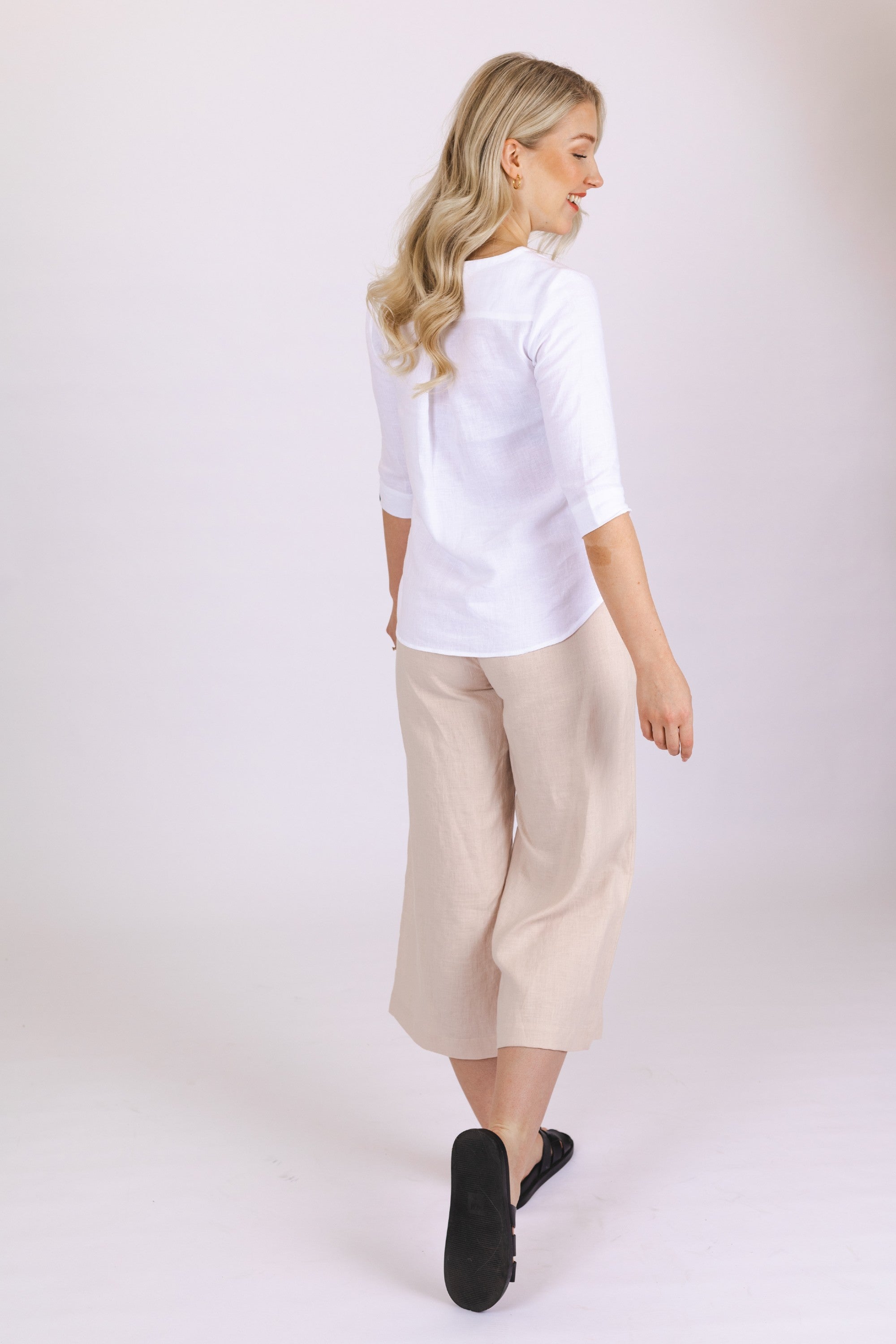 Vera Blouse Pellavapaita, Coconut Milk