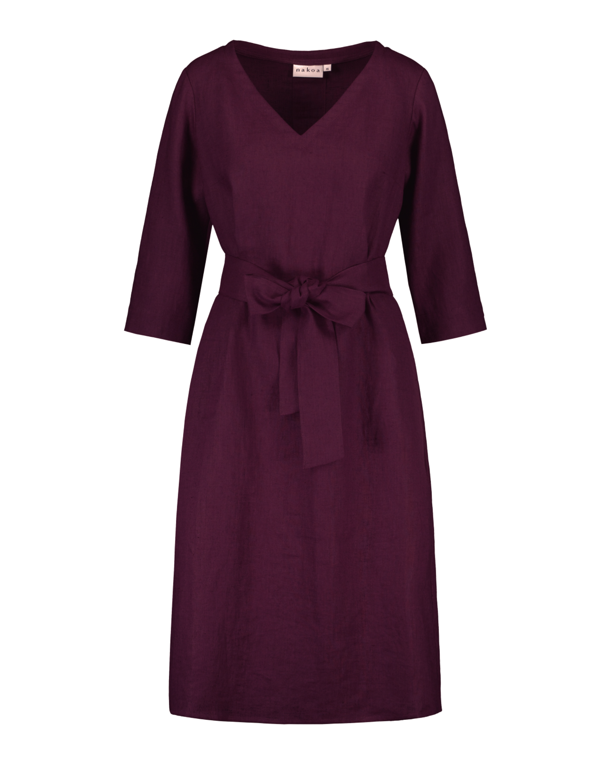 Vera Dress Pellavamekko, Merlot
