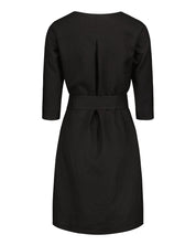 Classic Linen Dress, Black