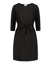 Classic Linen Dress, Black