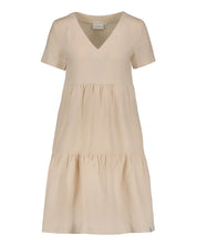 Linen Layered Dress, Sandshell