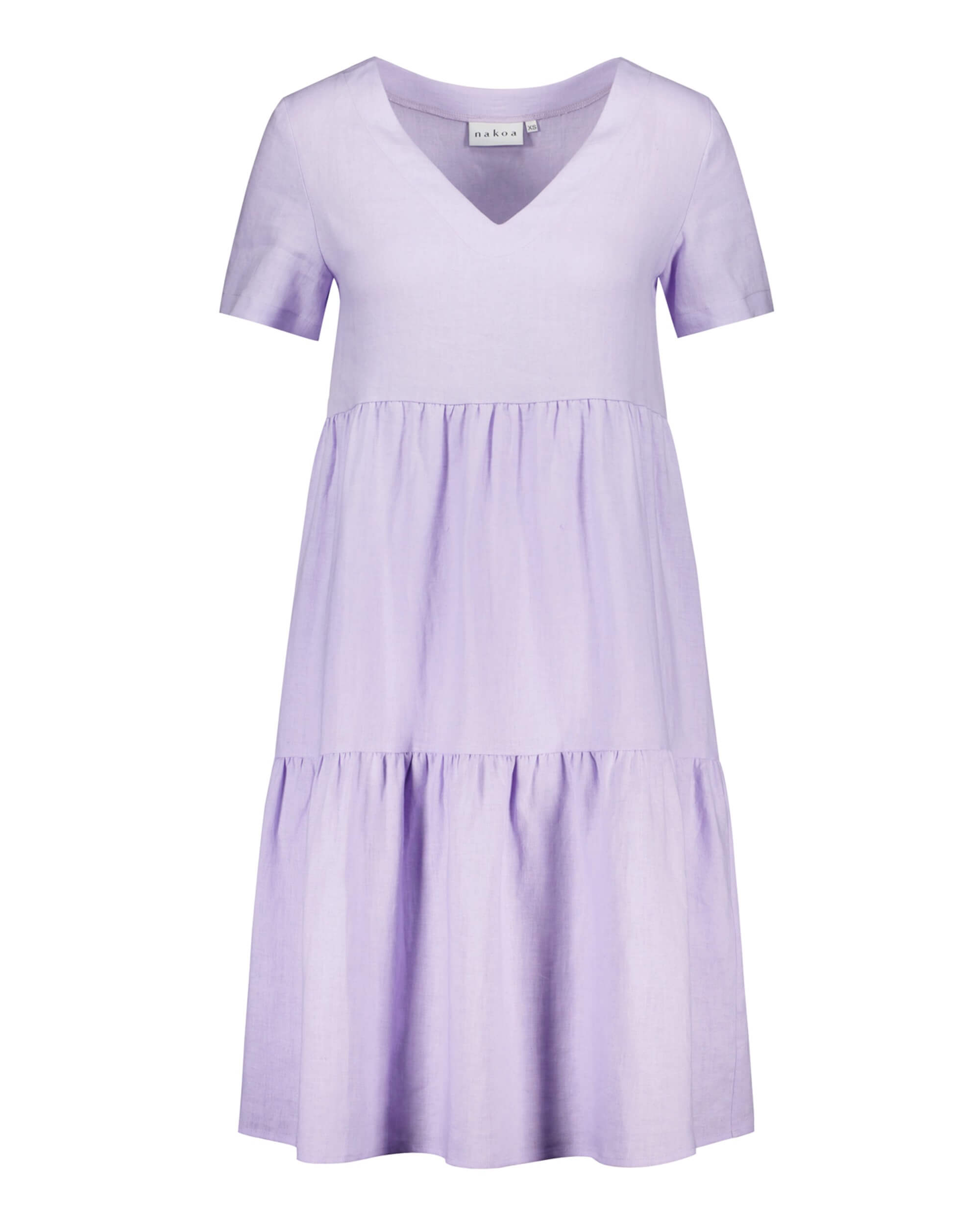 Linen Layered Dress, Lupine