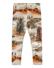 Print Leggings, Autumn Fog