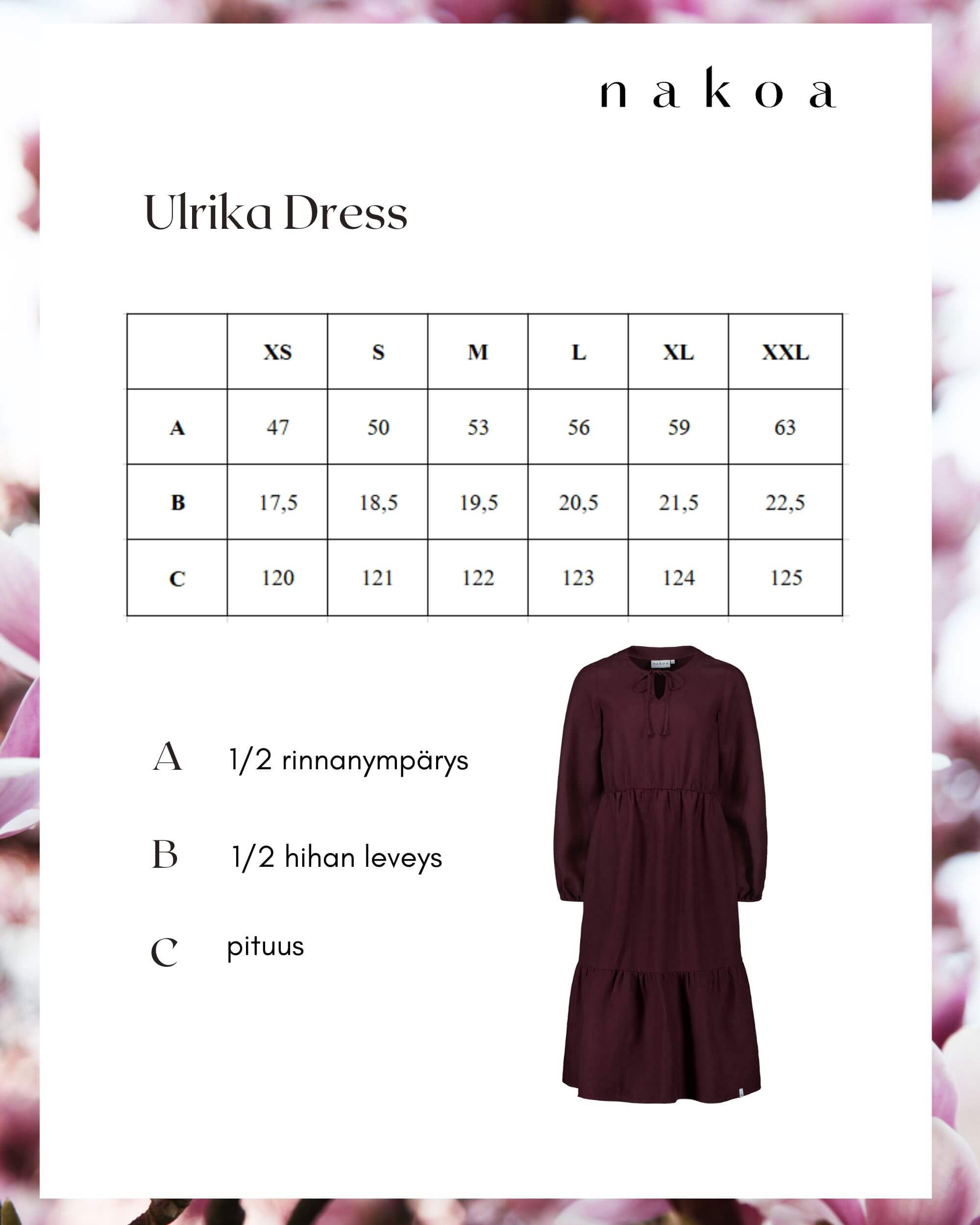Ulrika Linen Dress, Black
