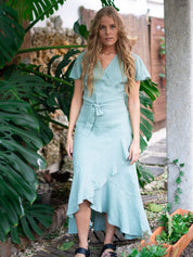 Annika Dress, Desert Sage