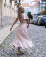 Annika Dress, Sandshell