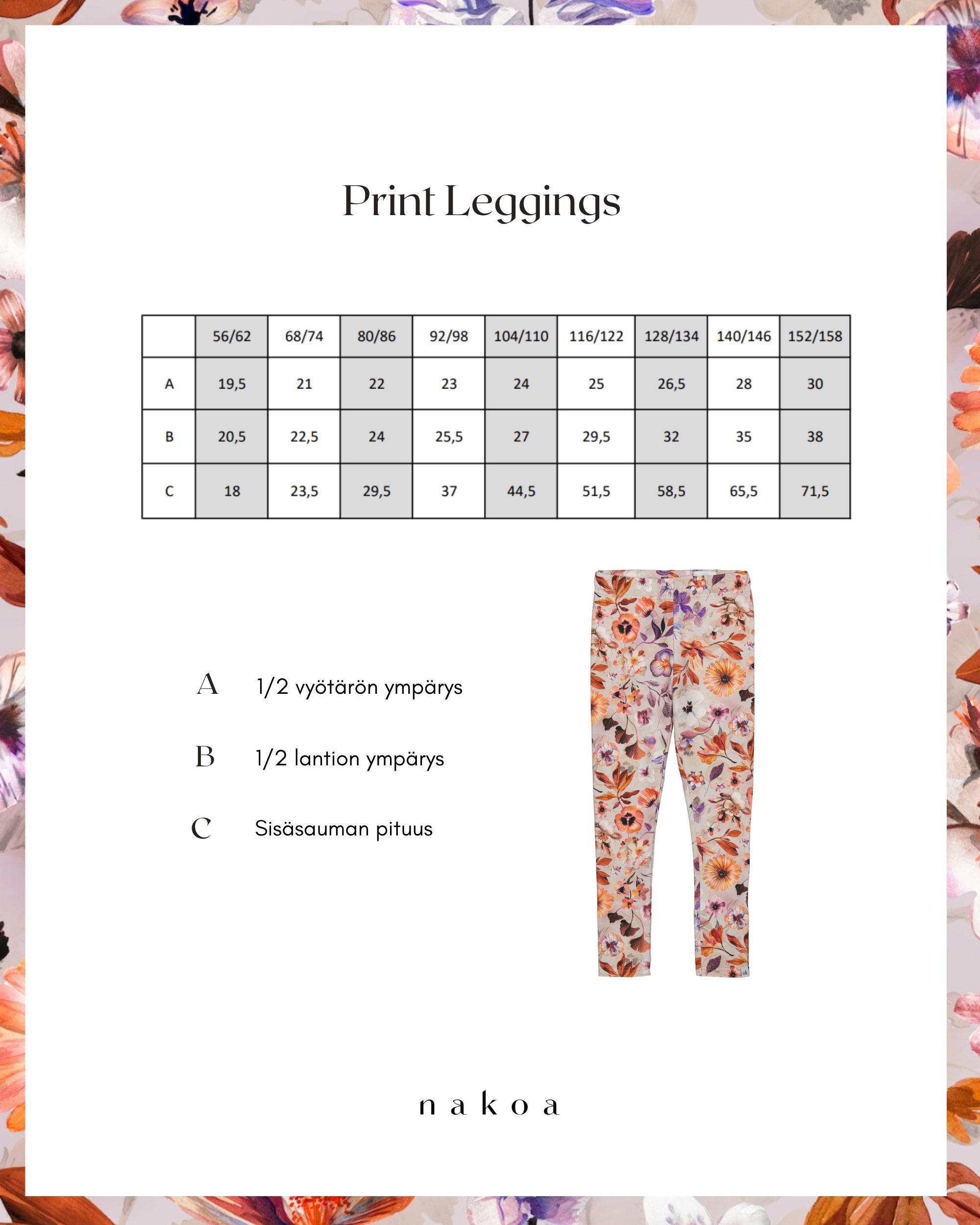 Print Leggings, Coco Leo