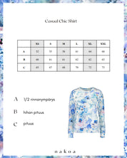 Casual Chic Print Shirt, Oceania