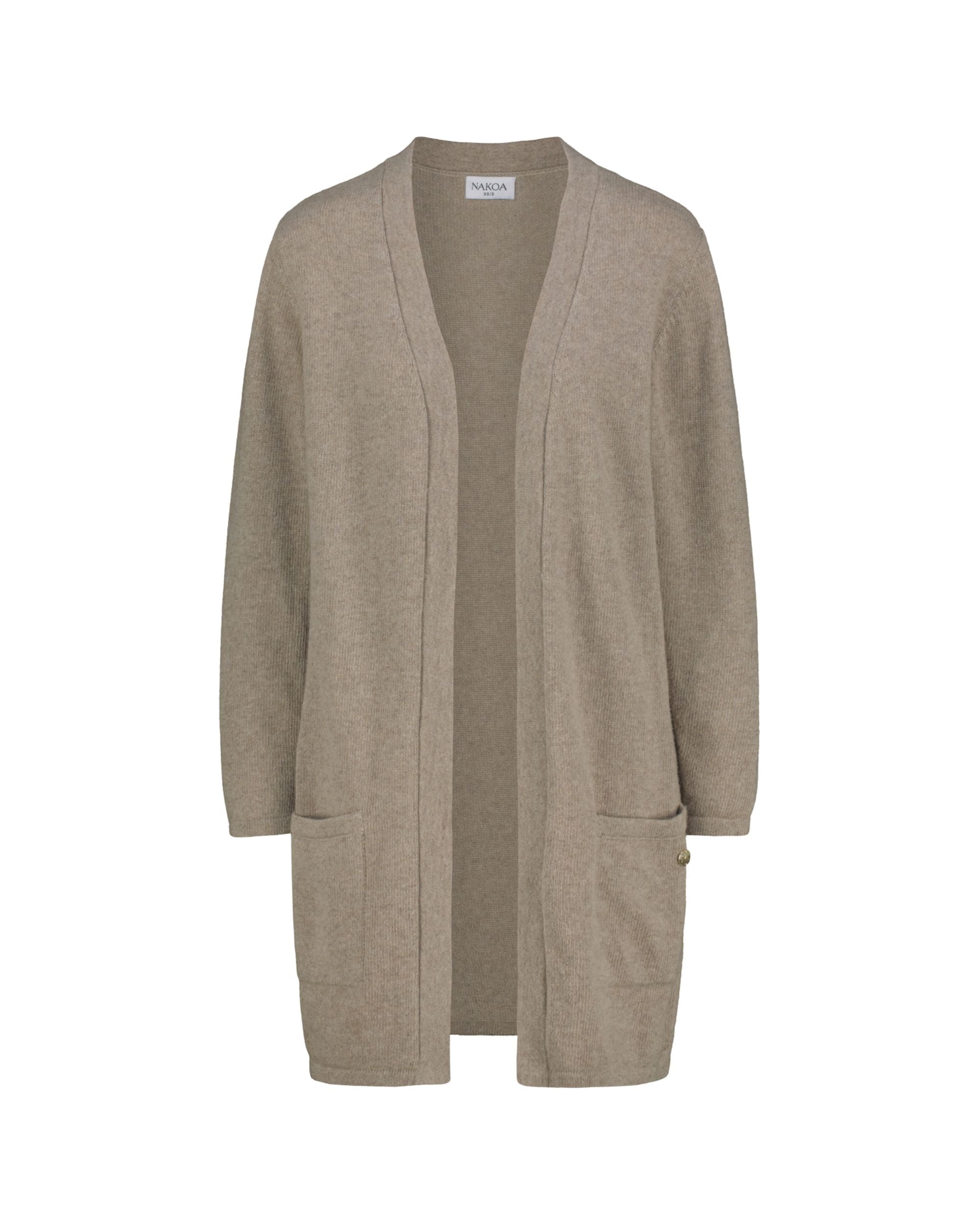 Alma Cardigan, Light Taupe