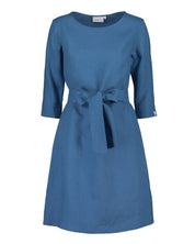 Classic Linen Dress, Bluestone