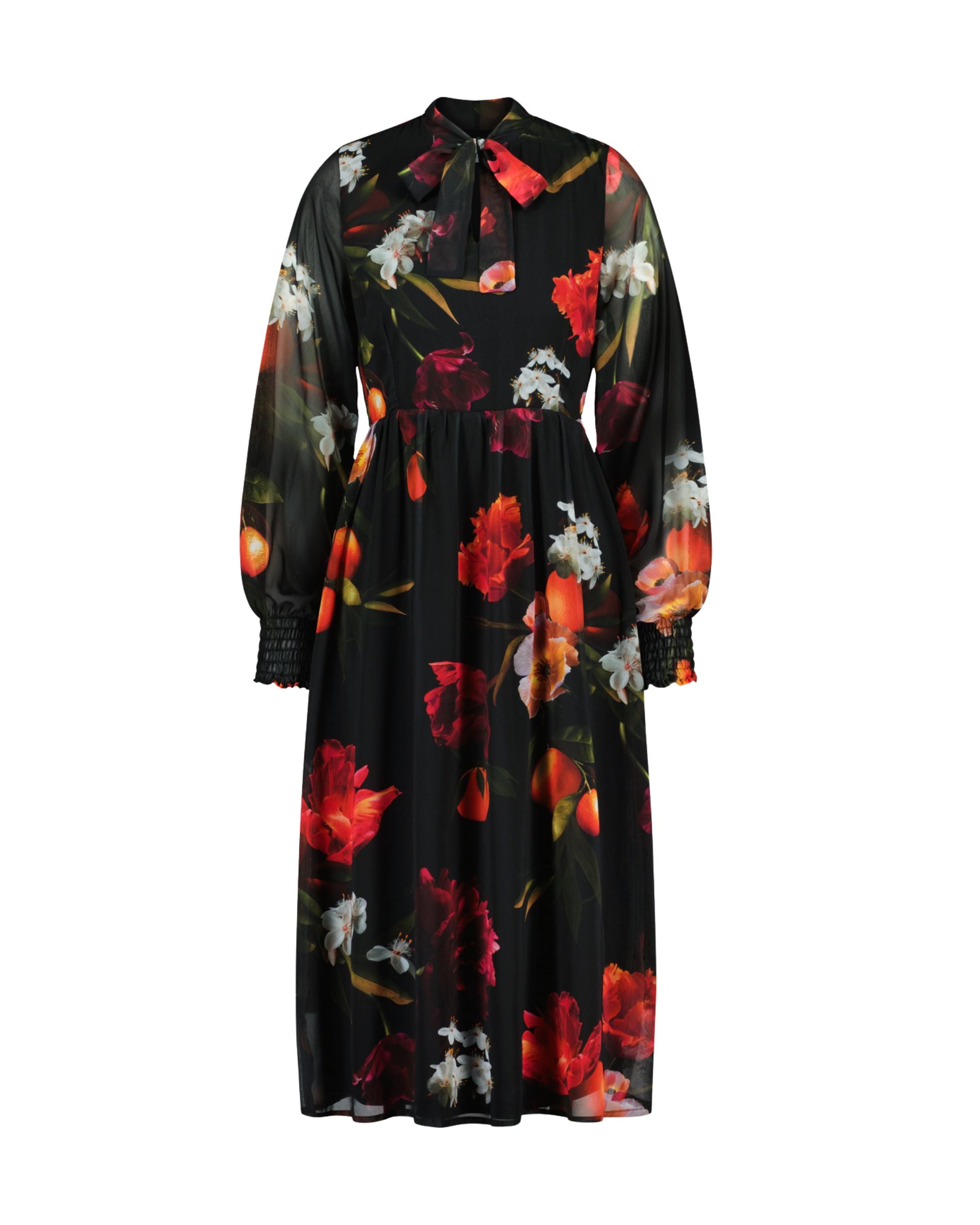 Estelle Dress, Sangria Garden