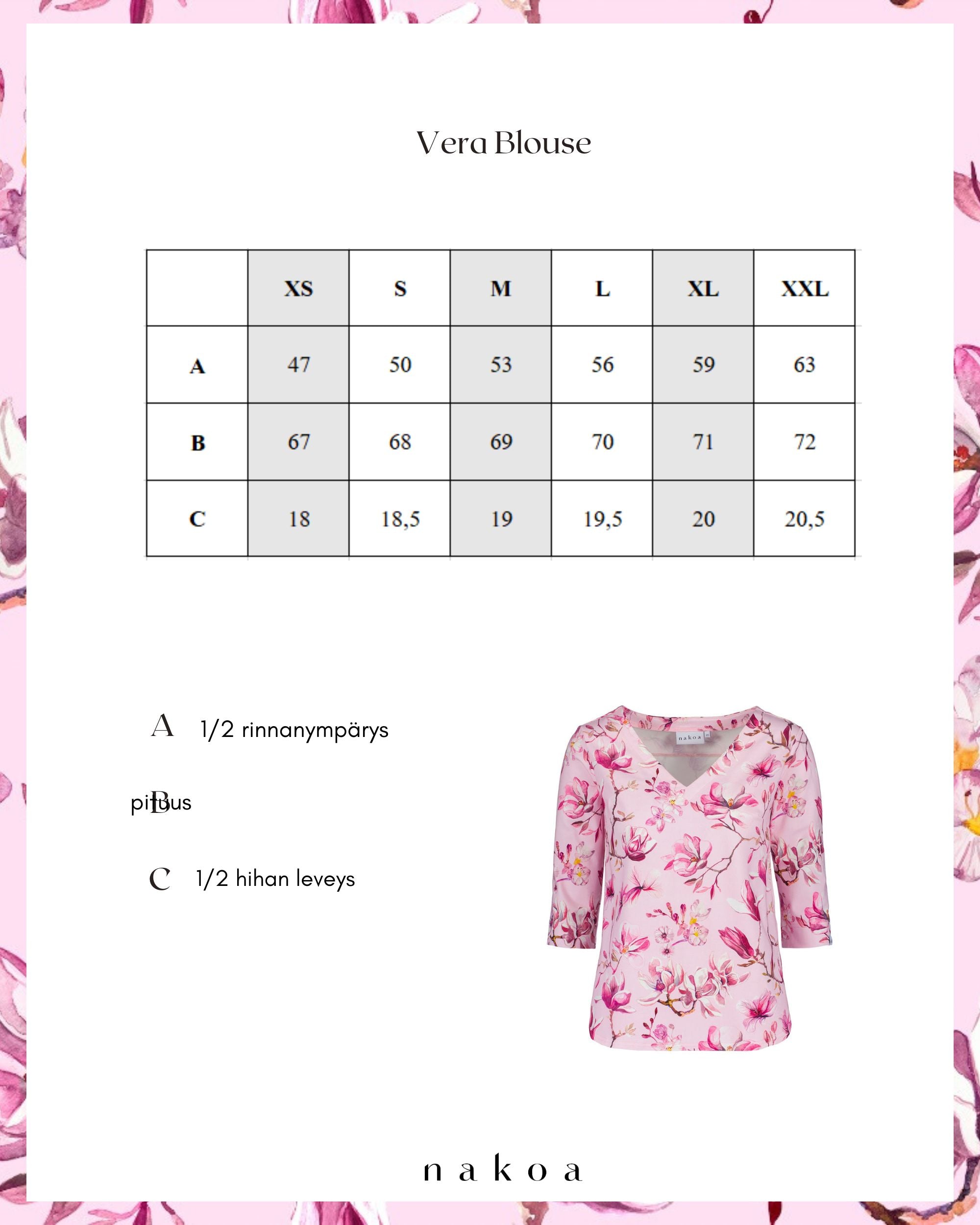 Vera-Bluse, Ballett der Blüten