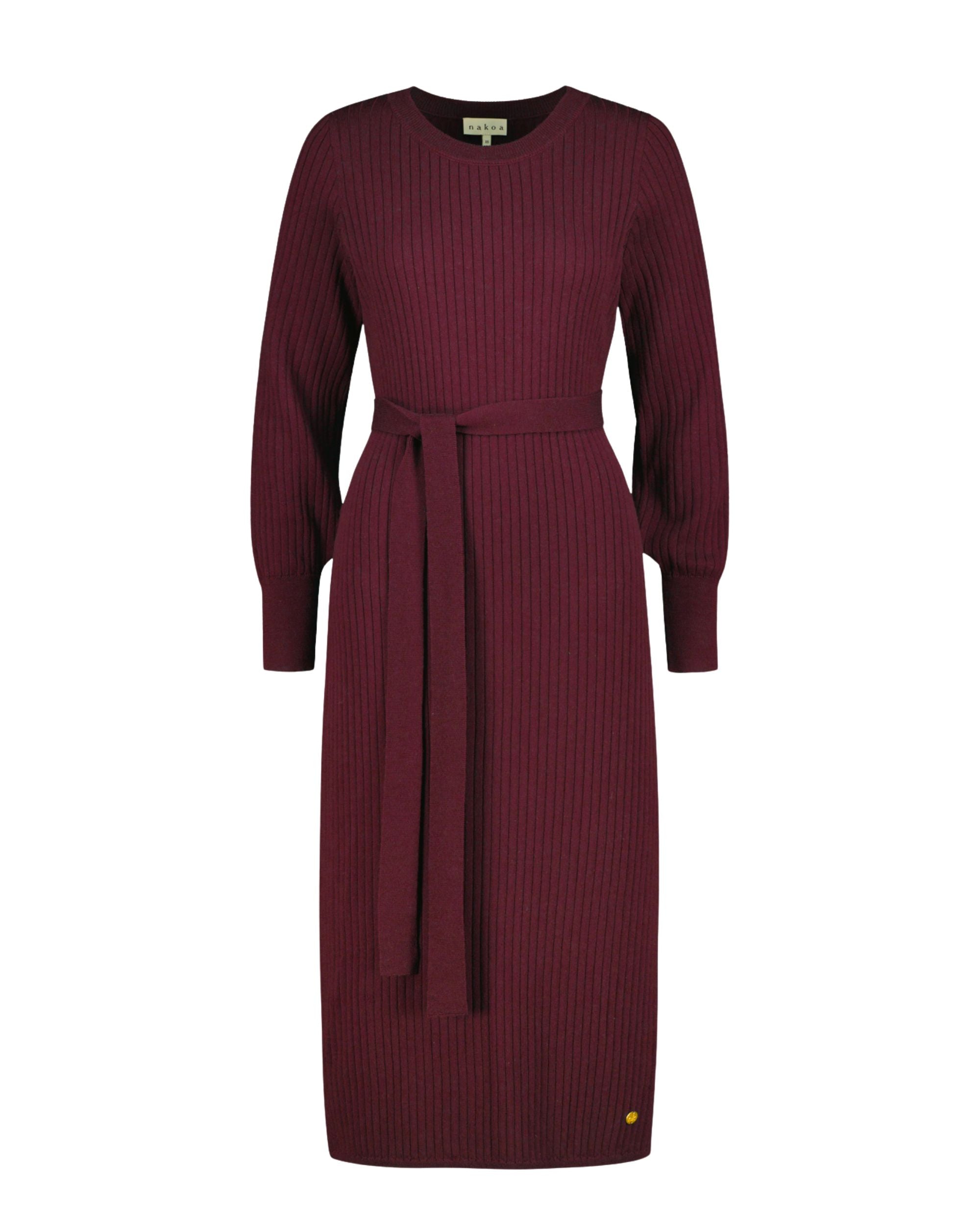 Leona Dress, Burgundy