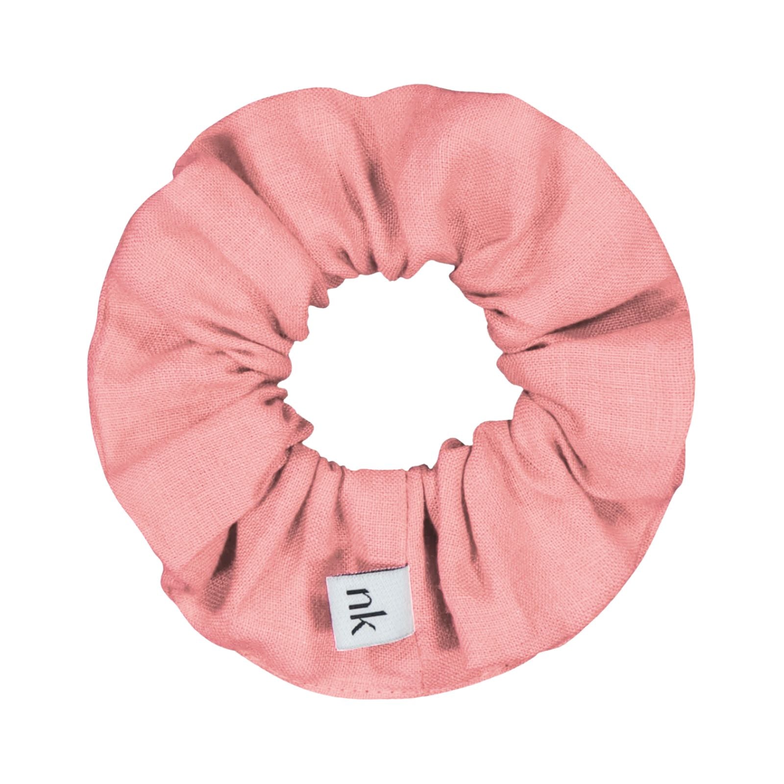 Pellava Scrunchie, Powder Pink