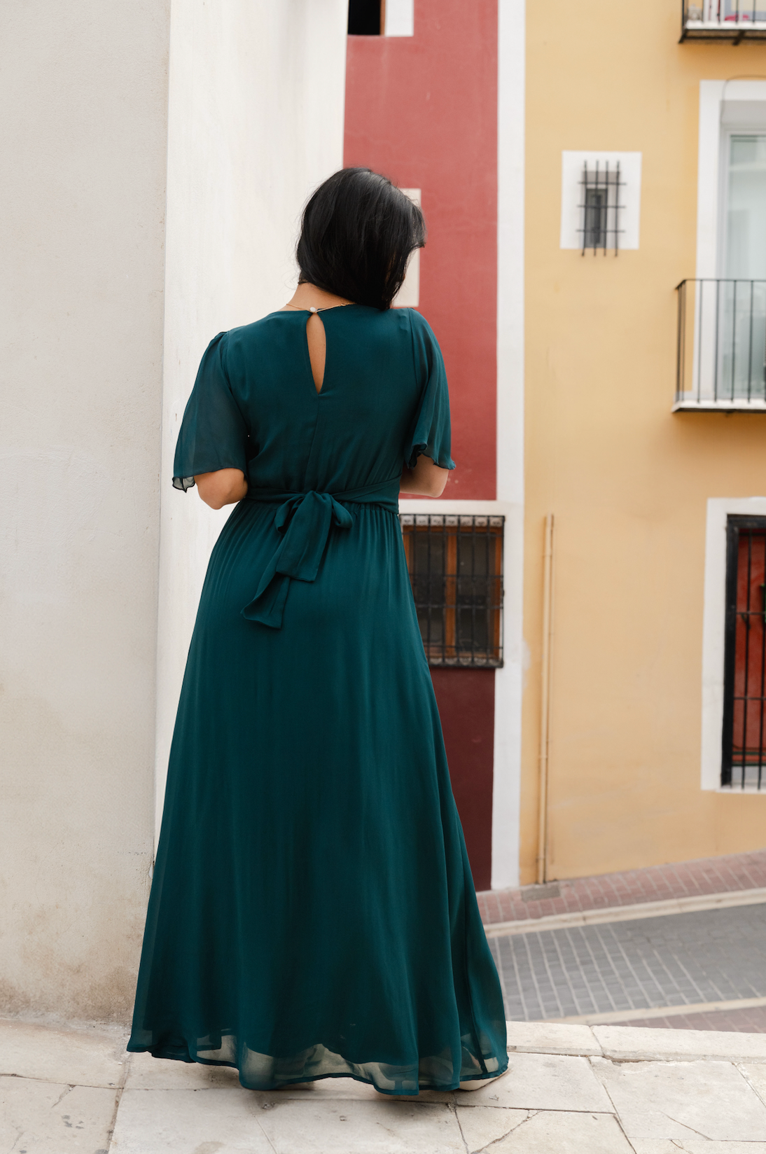 Maria Dress, Teal