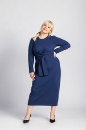 Zoey Dress, Dark Cobalt