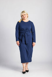 Zoey Dress, Dark Cobalt