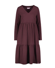 Amélie Dress kerrosmekko, Burgundy