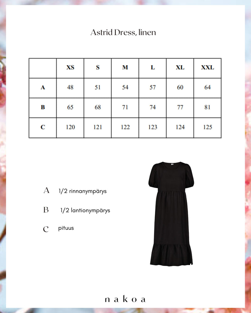 Astrid Dress, Black