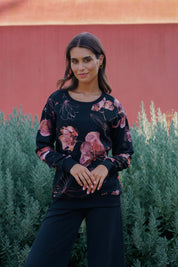 Casual Chic Print Shirt, Lagom