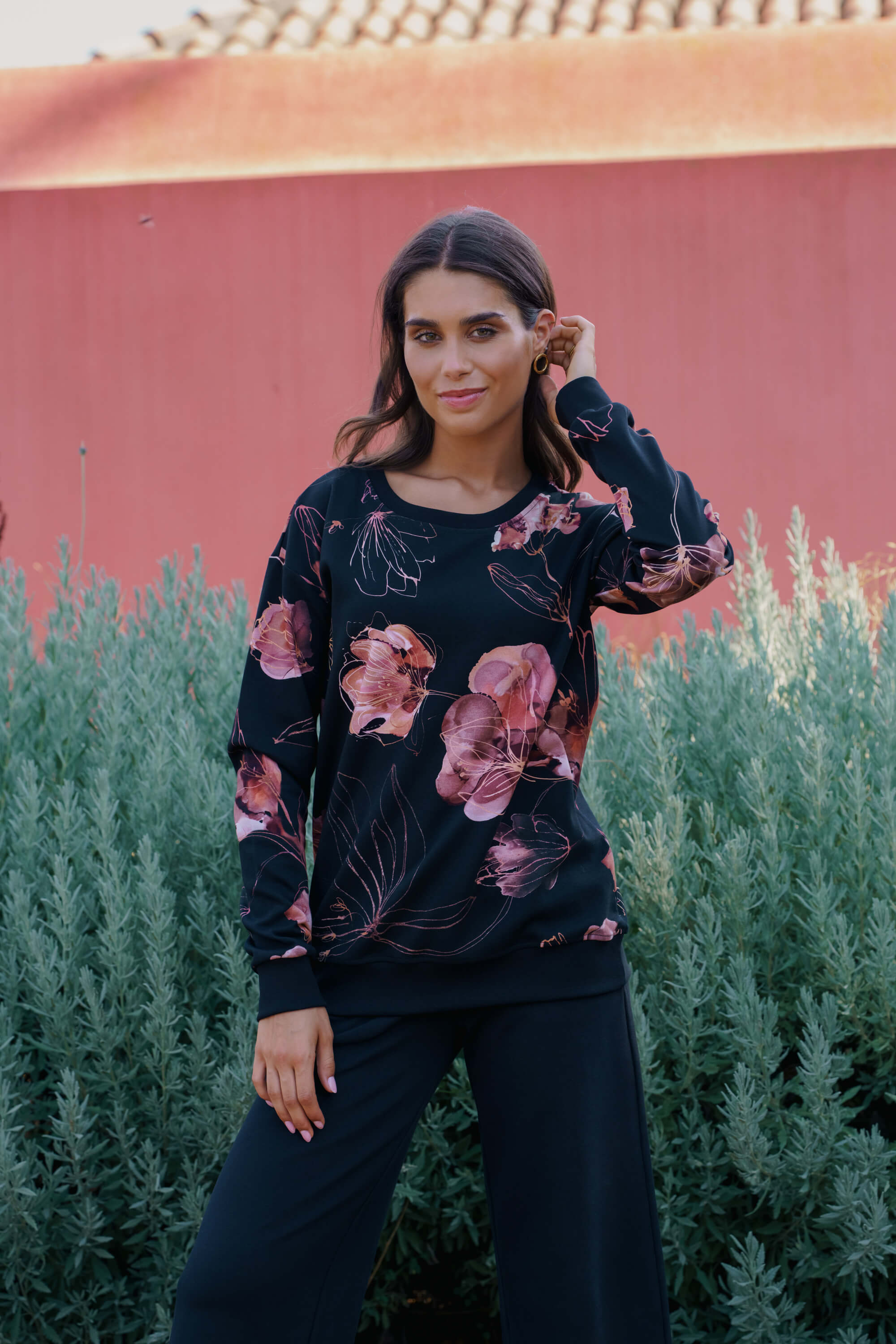 Casual Chic Print Shirt, Lagom