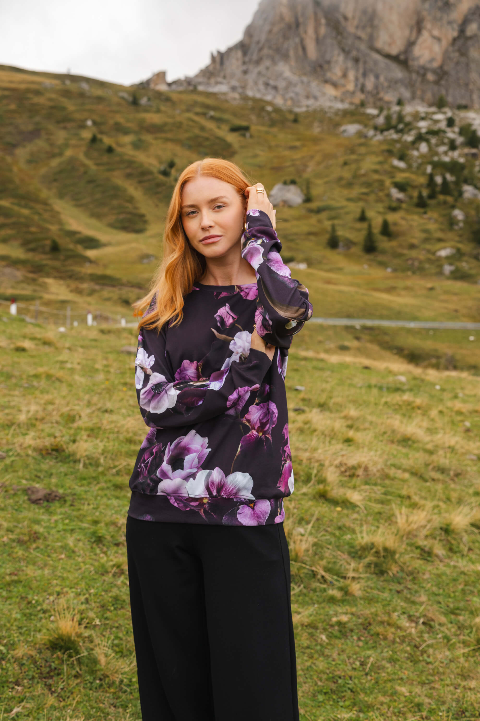 Casual Chic Print Shirt, Secrets