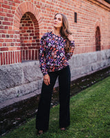 Casual Chic Print Shirt, Coco Leo