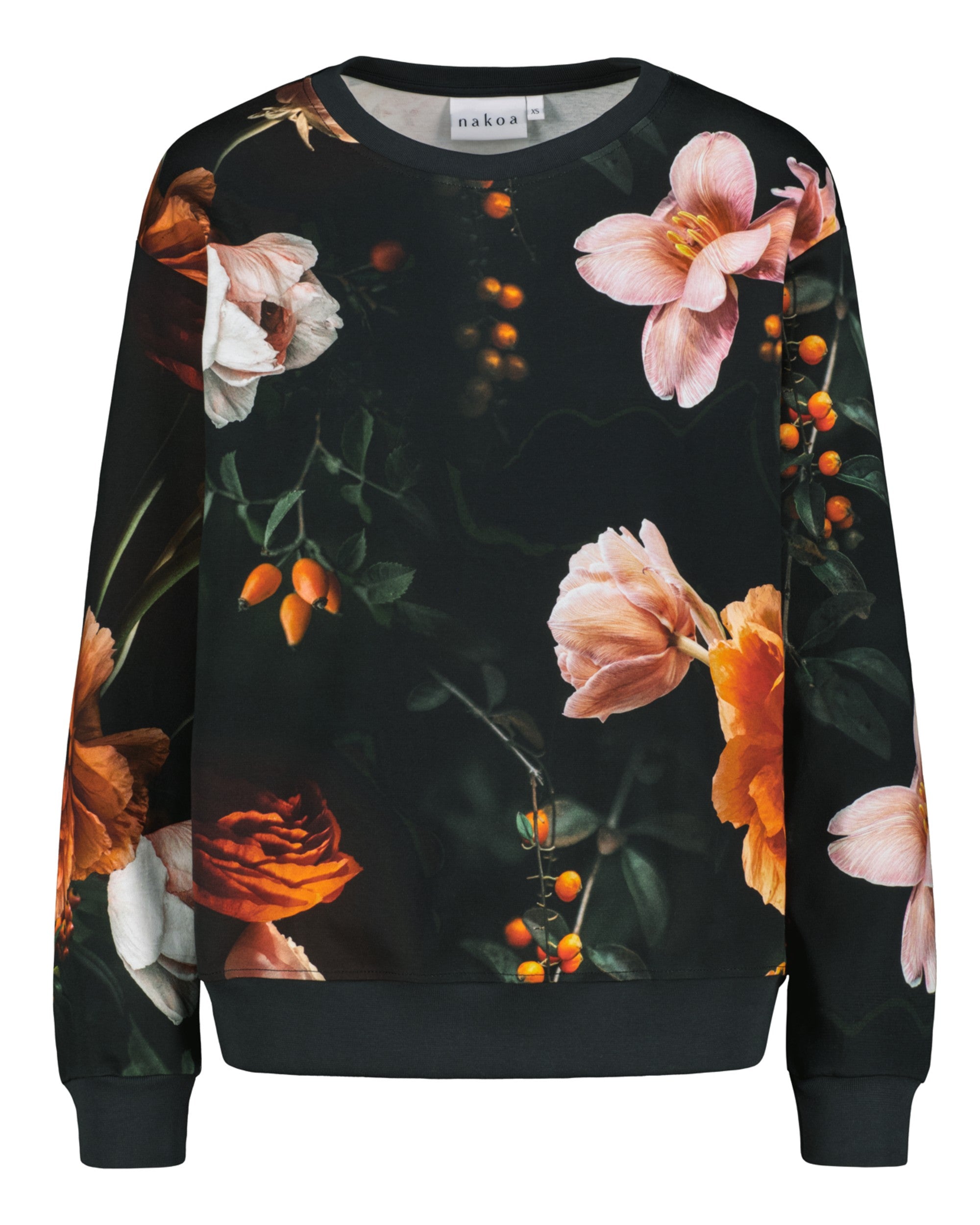 Casual Chic Print Shirt, Copper Flower