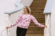 Casual Chic Print Shirt, Ballet of Blossoms