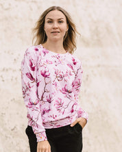 Casual Chic Print Shirt, Ballet of Blossoms