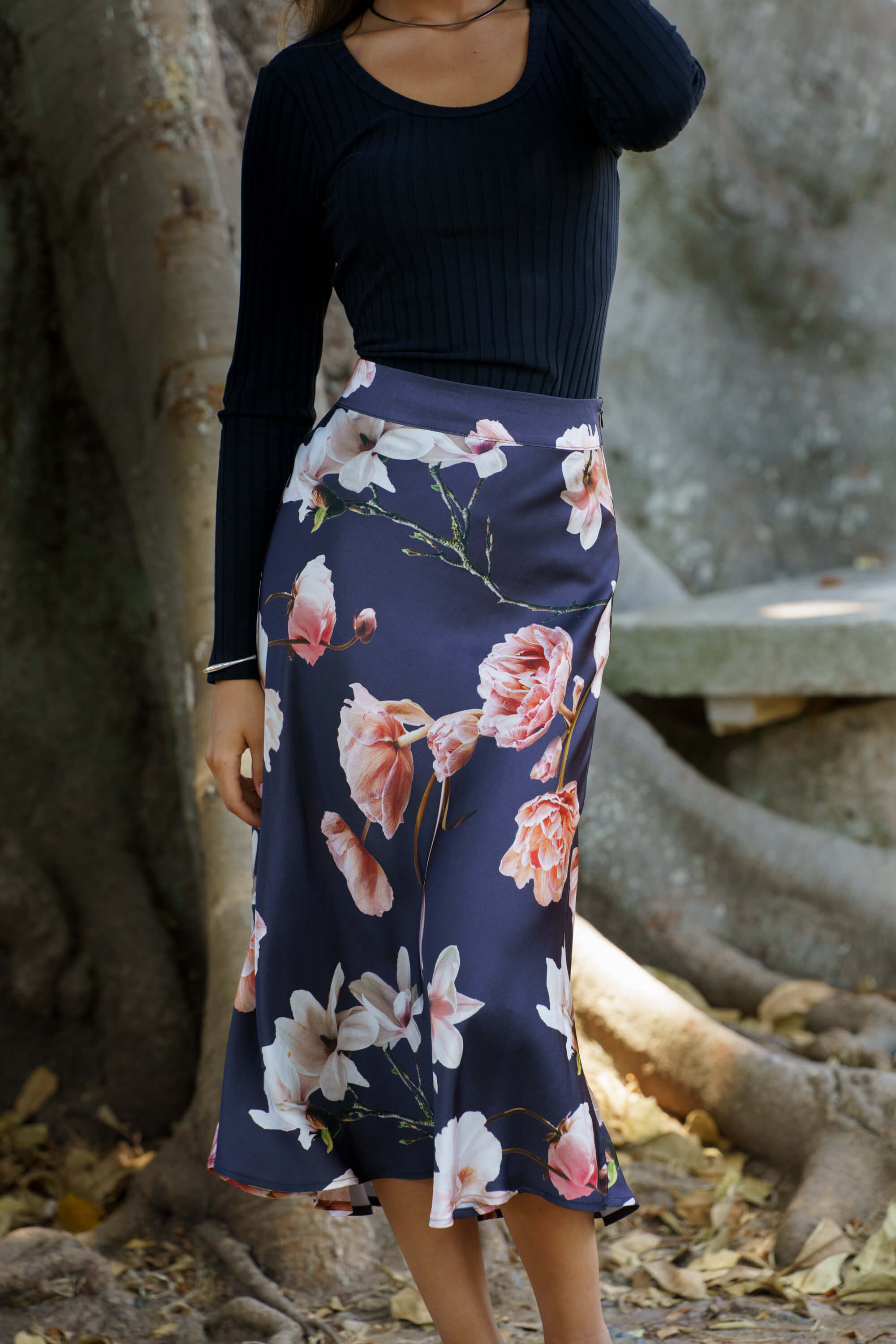 Classic Midi Skirt, Elysian