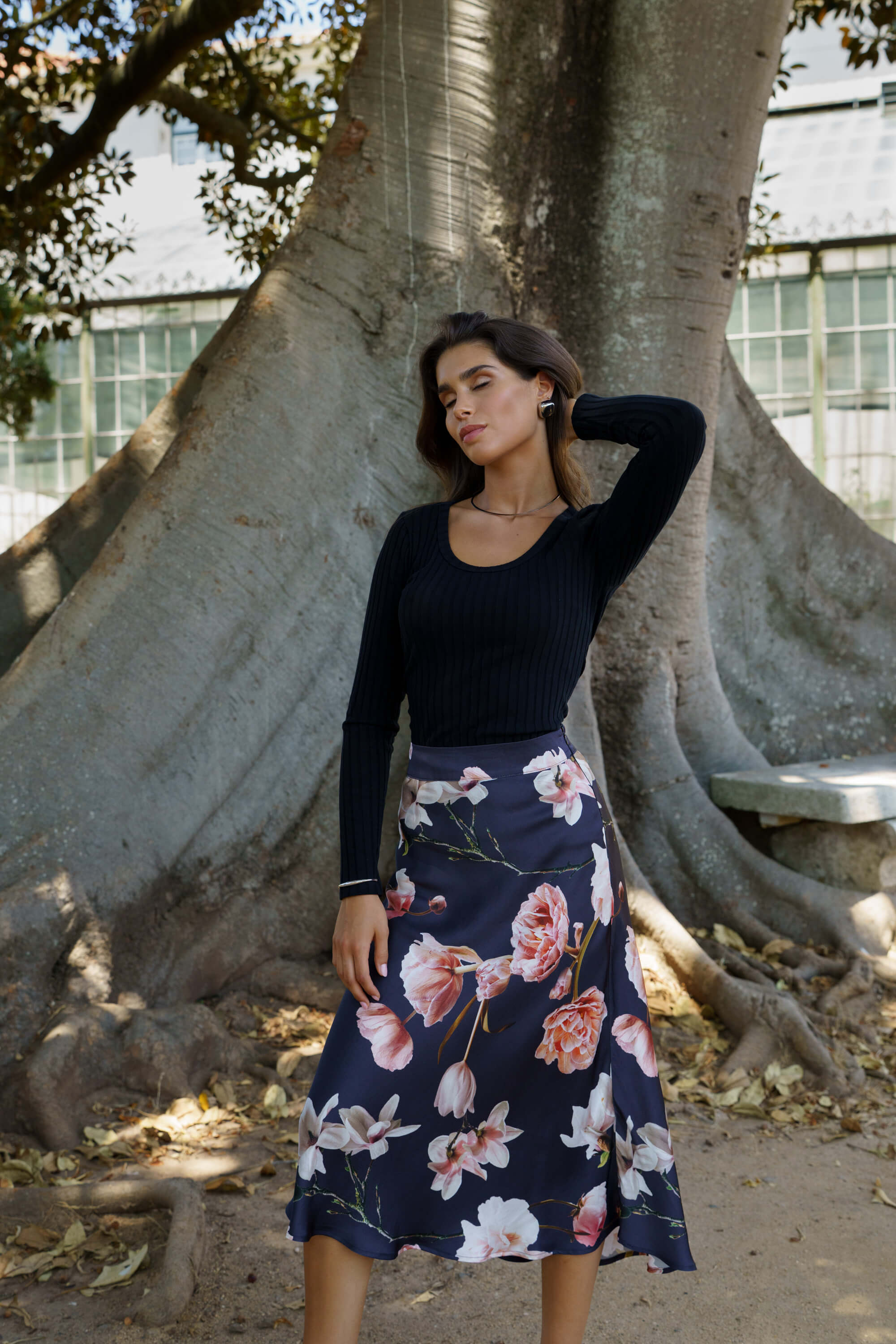 Classic Midi Skirt, Elysian