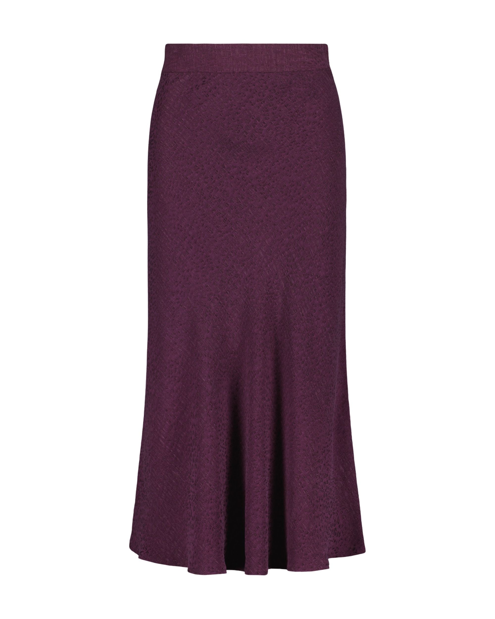 Classic Midi Skirt, Plum