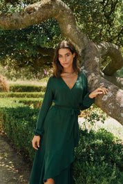 Eloise Dress, Emerald