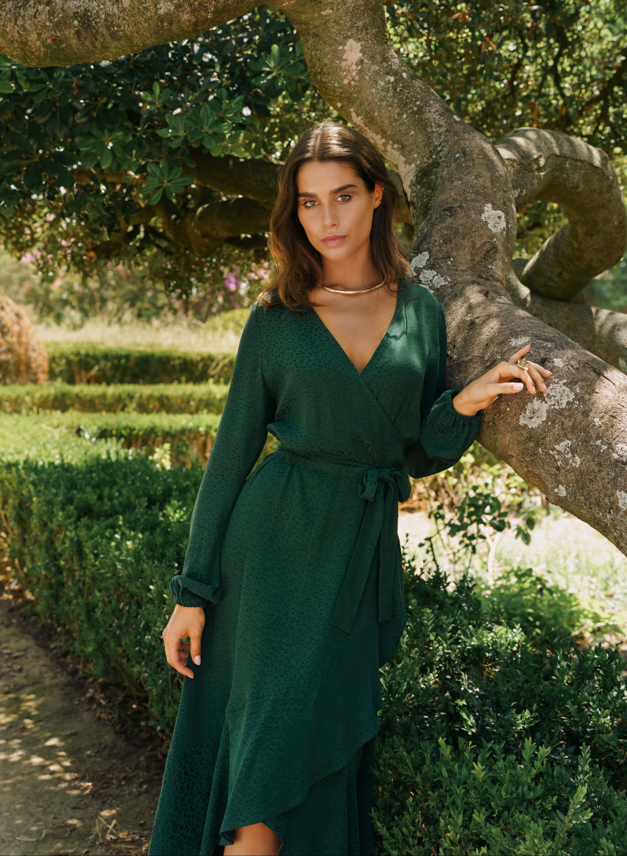 Eloise Dress, Emerald